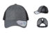 Infinity Her Womens Ponytail Trucker HEather Grey Black front and sides