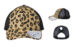 Infinity Her Womens Ponytail Trucker Leopard Black front and sides