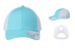 Infinity Her Womens Ponytail Trucker Light Blue White front and sides