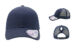 Infinity Her Womens Ponytail Trucker Navy Navy front and sides