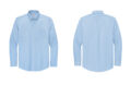 Brooks Brothers BB18000 Wrinkle Free Stretch Pinpoint Shirt Newport Blue
