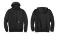 CTK121 Carhartt Midweight Hooded Sweatshirt Black