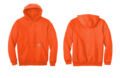 CTK121 Carhartt Midweight Hooded Sweatshirt - Brite Orange