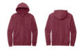DT6100 District Fleece Hoodie - Heathered Cardinal
