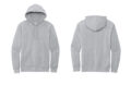 DT6100 District Fleece Hoodie - Light Heather Grey