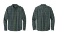 Eddie Bauer EB610 Long Sleeve Favorite Flannel Plaid Shirt Soft Olive Plaid
