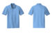 Port Authority K100 Core Classic Pique Polo Carolina Blue