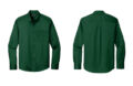 Port Authority W808 Long Sleeve Twill Shirt Dark Green
