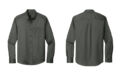 Port Authority W808 Long Sleeve Twill Shirt Storm Grey