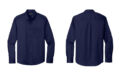 Port Authority W808 Long Sleeve Twill Shirt True Navy