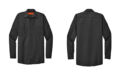 SP14 Red Kap Long Sleeve Industrial Work Shirt Charcoal