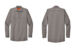 SP14 Red Kap Long Sleeve Industrial Work Shirt Grey