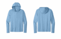 ST420LSH Sport Tek Long Sleeve Hoodie Light Blue