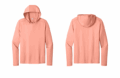 ST420LSH Sport Tek Long Sleeve Hoodie Soft Coral