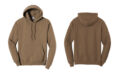 Custom Port & Co Fleece Pullover Hoodie - Woodland Brown