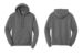 PC78H Port & Co Core Fleece Pullover Hoodie - Graphite Heather