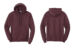 PC78H Port & Co Core Fleece Pullover Hoodie - Heather Athletic Maroon