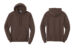 PC78H Port & Co Core Fleece Pullover Hoodie - Heather Dark Chocolate