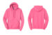PC78H Port & Co Core Fleece Pullover Hoodie - Neon Pink