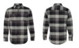 Burnside 8210 Flannel Shirt - Black/Grey Burnside 8210 Flannel Shirt - Black/Grey