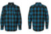 Burnside 8210 Flannel Shirt - Blue/Black Buffalo Burnside 8210 Flannel Shirt - Blue/Black Buffalo
