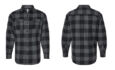 Burnside 8210 Flannel Shirt - Charcoal/Black Buffalo Burnside 8210 Flannel Shirt - Charcoal/Black Buffalo
