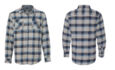 Burnside 8210 Flannel Shirt - Grey/Blue Burnside 8210 Flannel Shirt - Grey/Blue