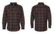 Burnside 8210 Flannel Shirt - Grey/Red Burnside 8210 Flannel Shirt - Grey/Red