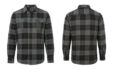 Burnside B8210 Mens Plaid Flannel Shirt Blue Spruce