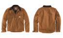 Carhartt CT103828 Duck Detroit Jacket - Brown Carhartt CT103828 Duck Detroit Jacket - Brown