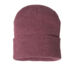 Sportsman SP12 12 Cuffed Winter Beanie Heather - Cardinal