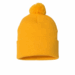 Sportsman SP15 12 Pom Pom Cuffed Beanie - Gold
