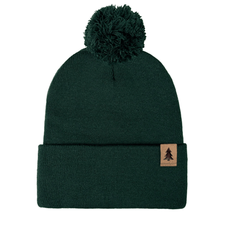 Sportsman SP15 Forest Green Beanie With Custom Clip Label Logo
