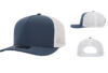 10 10 Hats 615 5 Panel Performance Cap Deep Blue White