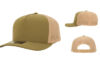 10 10 Hats 615 5 Panel Performance Cap Green Tan