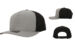 10 10 Hats 615 5 Panel Performance Cap Grey Black