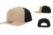 10 10 Hats 615 5 Panel Performance Cap Khaki Black
