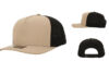 10 10 Hats 615 5 Panel Performance Cap Khaki Black