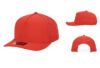 10 10 Hats 615 5 Panel Performance Cap Red