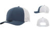 10 10 Hats 616 6 Panel Performance Cap - Deep Blue White