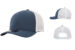 10 10 Hats 616 6 Panel Performance Cap - Deep Blue White
