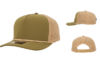 10 10 Hats R615 5 Panel Rope Hat - Green Tan