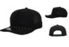 10 10 Hats R615 5 Panel Rope Hat Black Black Rope