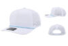 10 10 Hats R615 5 Panel Rope Hat White Light Blue Rope