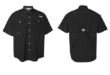 212464 Columbia Bahama Short Sleeve Fishing Shirt Black