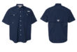 212464 Columbia Bahama Short Sleeve Fishing Shirt<br>Color: Navy 212464 Columbia Bahama Short Sleeve Fishing ShirtColor: Navy