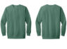 1566 Comfort Colors Ring Spun Crewneck Sweatshirt Light Green