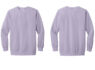 1566 Comfort Colors Ring Spun Crewneck Sweatshirt Orchid