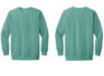 1566 Comfort Colors Ring Spun Crewneck Sweatshirt Seafoam