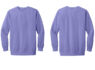 1566 Comfort Colors Ring Spun Crewneck Sweatshirt Violet